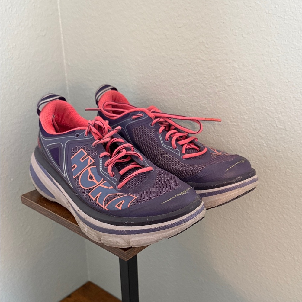 Hoka Women's Athletic Shoes in Purple and Pink